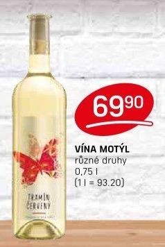 Vína Motýl Víno Mikulov
