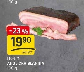 Anglická slanina LE&amp