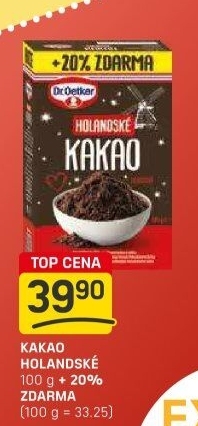 Kakao holandské Dr. Oetker