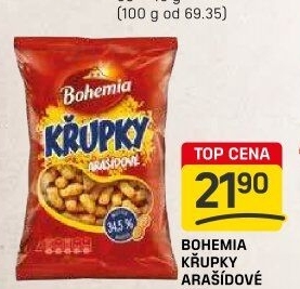 Křupky arašídové Bohemia