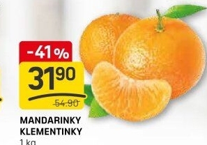 Mandarinky Klementinky