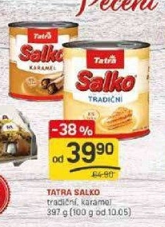 Mléko kondenzované Salko Tatra