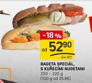 Obložená bageta