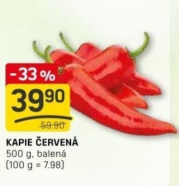 Paprika červená kapie