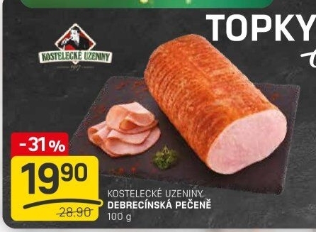 Pečeně debrecínská Kostelecké uzeniny
