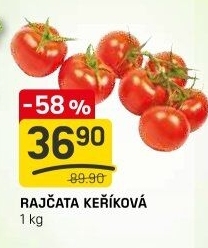 Rajčata cherry keříková