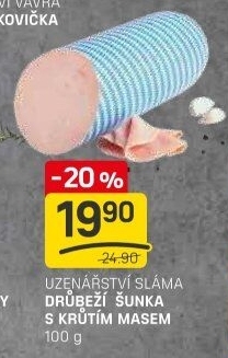 Šunka drůbeží s krůtím masem Sláma