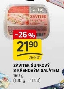 Šunkový závitek Lahůdky Vavřík