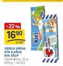 Sýr a křup Veselá kráva