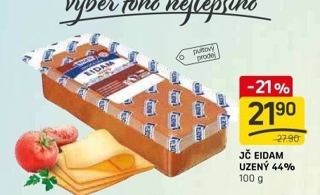 Sýr Eidam uzený 44% Jihočeský Madeta