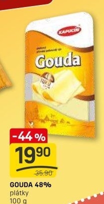 Sýr Gouda 48% Kapucín