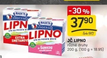 Tavený sýr Jihočeské Lipno Madeta