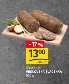 Tlačenka venkovská Krahulík