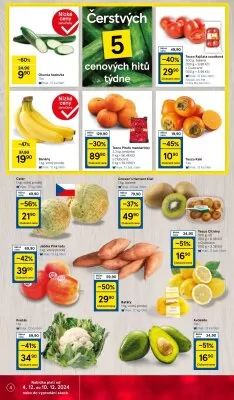 akční leták Tesco 4.12.2024-10.12.2024