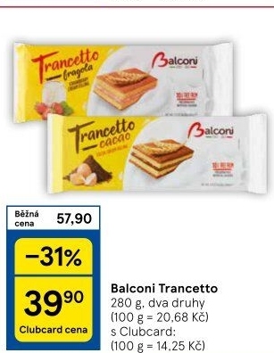 Dezert Trancetto Balconi