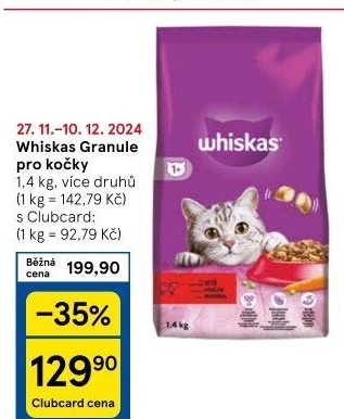 Granule pro kočky Whiskas