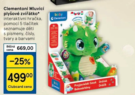 Interaktivní plyšové zvířátko Clementoni