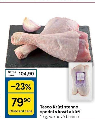 Krůtí stehna Tesco
