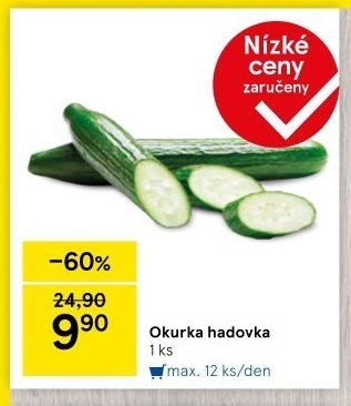 Okurka salátová - hadovka