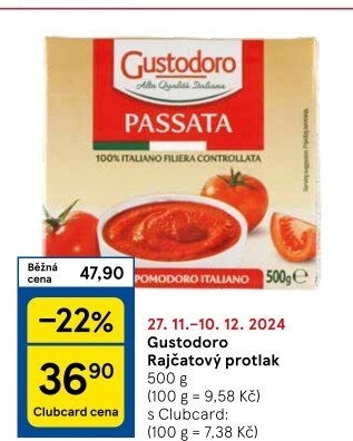 Rajčatový protlak Gustodoro
