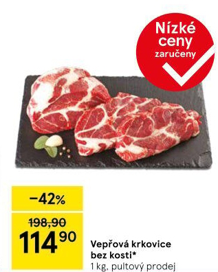 Vepřová krkovice bez kosti
