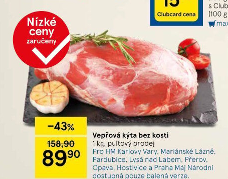 Vepřová kýta bez kosti
