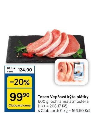 Vepřová kýta bez kosti Tesco