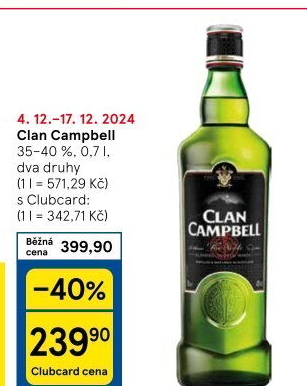 Whisky Clan Campbell