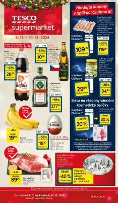 akční leták Tesco 4.12.2024-10.12.2024