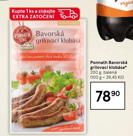 Bavorská grilovací klobása Ponnath