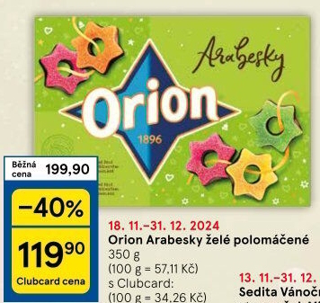 Bonboniéra Arabesky Orion