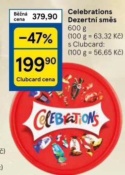 Bonbóny Celebrations Mars - box