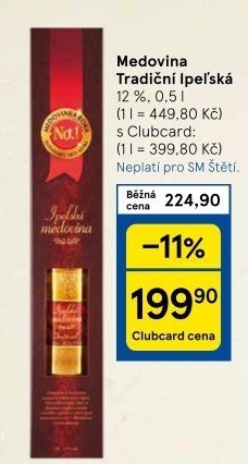 Medovina Ipeľská tradiční