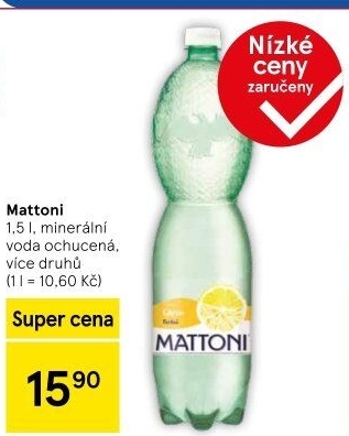 Ochucená voda Mattoni