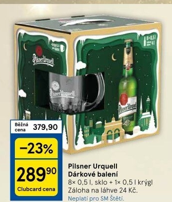 Pivo Pilsner Urquell - dárkové balení