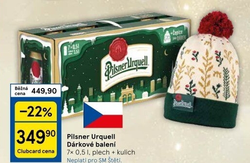 Pivo Pilsner Urquell - dárkové balení