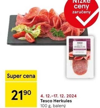 Salám Herkules Tesco