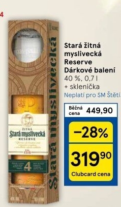 Stará žitná myslivecká Reservé - dárkové balení