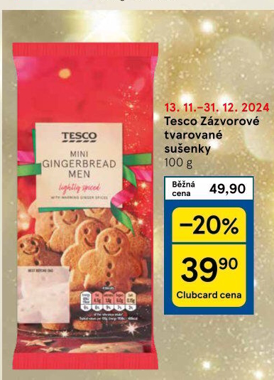 Sušenky Tesco