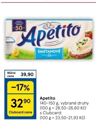 Sýr tavený Apetito