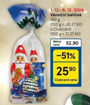 Vánoční Mikulášský balíček