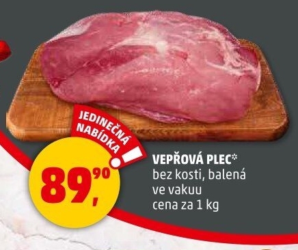 Vepřová plec bez kosti