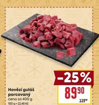 Hovězí maso na guláš