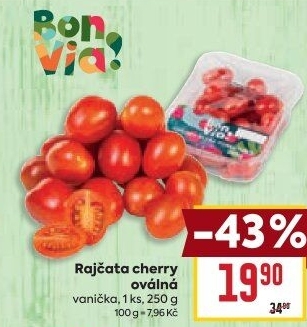 Rajčata cherry Billa Bonvia