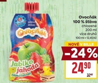 Šťáva 100% Ovocňák