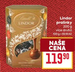 Bonboniéra Pralinky Lindor Lindt