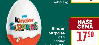 Čokoládové vajíčko s překvapením Kinder Surprise