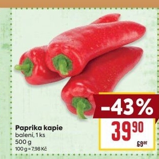 Paprika červená kapie