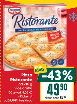 Pizza mražená Ristorante Dr. Oetker
