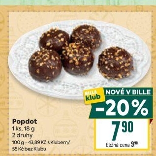 Sladké pečivo Pop Dots